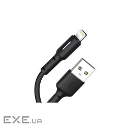 Дата кабель USB 2.0 AM to Lightning 1.0m 3A black XO (NB112-i-BK)
