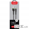 Дата кабель USB 2.0 AM to Micro 5P 1.2m CBFLEXM1 black Intaleo (1283126487453)