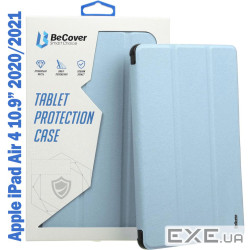 Чохол до планшета BeCover Tri Fold Soft TPU Silicone Apple iPad Air 4 10.9 2020/2021 Light Blue (708782)