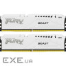 Модуль пам'яті KINGSTON FURY Beast White DDR5 5200MHz 64GB Kit 2x32GB (KF552C40BWK2-64)
