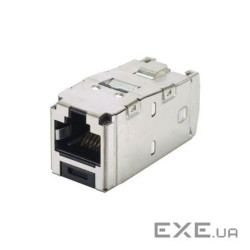 Модуль Mini-Com RJ45 FTP, Кат.6А, (100шт/пак) (CJS6X88TGY-C)