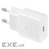 Зарядний пристрій Samsung USB-С 15W White (EP-T1510NWEGEU)