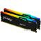 Модуль пам'яті KINGSTON FURY Beast RGB DDR5 5200MHz 16GB Kit 2x8GB White (KF552C40BWAK2-16)
