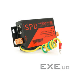 Грозозахист живлення + LAN 10 / 100 / 1000M, 0-220V ( захист Вхід = 5KA, Макс = 10KA) (YT33602) = 10KA) (YT33602)