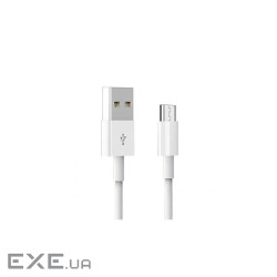 Дата кабель USB 2.0 AM to Micro 5P 1.0m 2.4A white Denmen (D22V-WH)