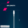 Дата кабель USB-C to USB-C 2.0m CC60SC 60W White Canyon (CNS-CC60SC20W)