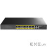 Комутатор Cudy GS1028EPS2, 24-Port Gigabit Light Managed PoE+ Switch with 2 SFP 300W