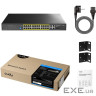 Комутатор Cudy GS1028EPS2, 24-Port Gigabit Light Managed PoE+ Switch with 2 SFP 300W