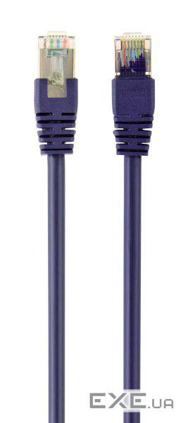 Патч корд PP6-5M / V, FTP, категорія. 6, литий, 50u "штекер із засувкою, 5 м, фіолетовий (PP6-5M/V)
