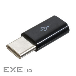 Перехідник USB-C to Micro 5P black Patron (PN-MIC-TYPE-C)