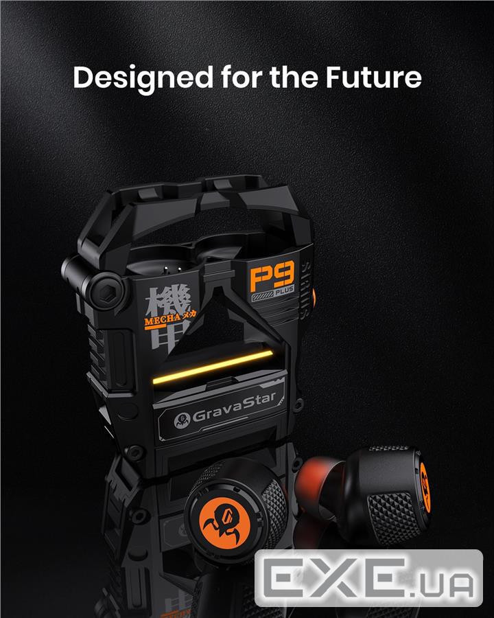 Навушники GravaStar Sirius P9 Plus Black (GSP9PLUS_BLK) (GSP9PLUS BLK)