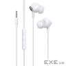 Навушники Vention Echo Lite 3.5mm In-Ear Wired White (GBAWAV)