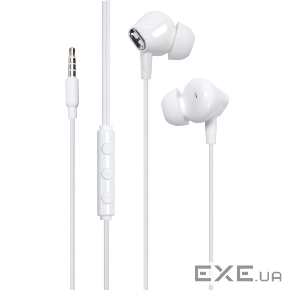 Навушники Vention Echo Lite 3.5mm In-Ear Wired White (GBAWAV)