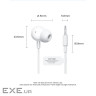 Навушники Vention Echo Lite 3.5mm In-Ear Wired White (GBAWAV)
