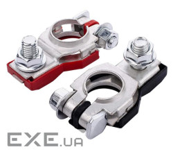 Клема для свинцево-кислотного акумулятора D6, луджена мідь, 2 штуки в упаковці, ціна за у (YT-39427) (YT-39427)