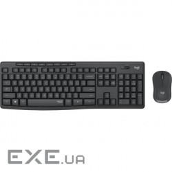 Комплект клавіатура + миша LOGITECH MK295 Wireless Combo Graphite (920-009807)