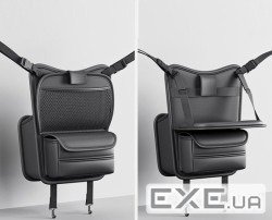 Автомобільний органайзер CABULE між сидіннями, 35x28х15см, двосторонній, кріпленн (CABULE-352815-Bl)