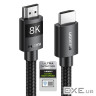 Кабель мультимедійний HDMI M to HDMI M 10.0m 8K60Hz 48Gbps braided Ugreen (95966)