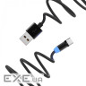 Кабель SkyDolphin S59KIT Magnetic USB - Lightning + microUSB + Type-C 1м , Black (SDUSB-000547)