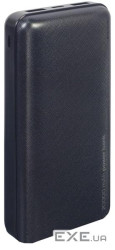 Зовнішній акумулятор GEMBIRD PB20-02, 20000 mA, чорний