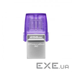Flash drive USB3.2 256GB Type-C Kingston DataTraveler microDuo 3C (DTDUO3CG3/256GB)