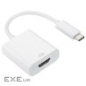 Перехідник Type-C 3.1 to HDMI 4K 10 cm Atcom (13888)