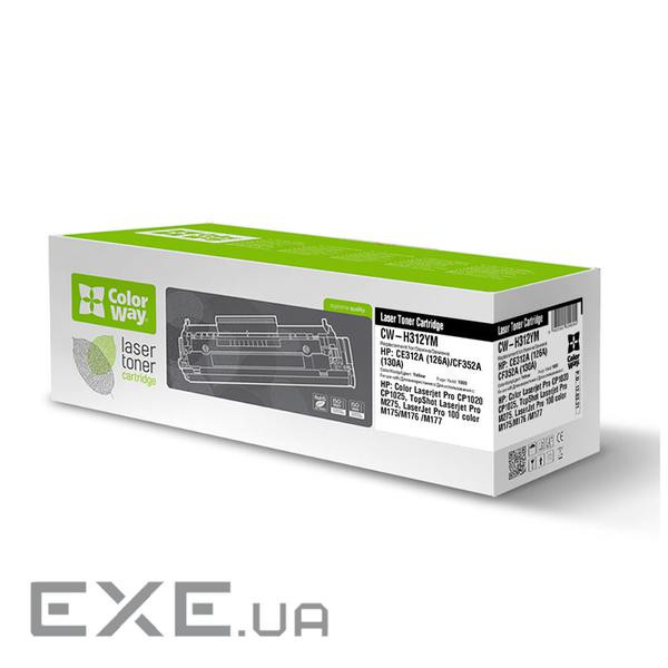 Картридж ColorWay HP CE312A Yellow (CW-H312YM)