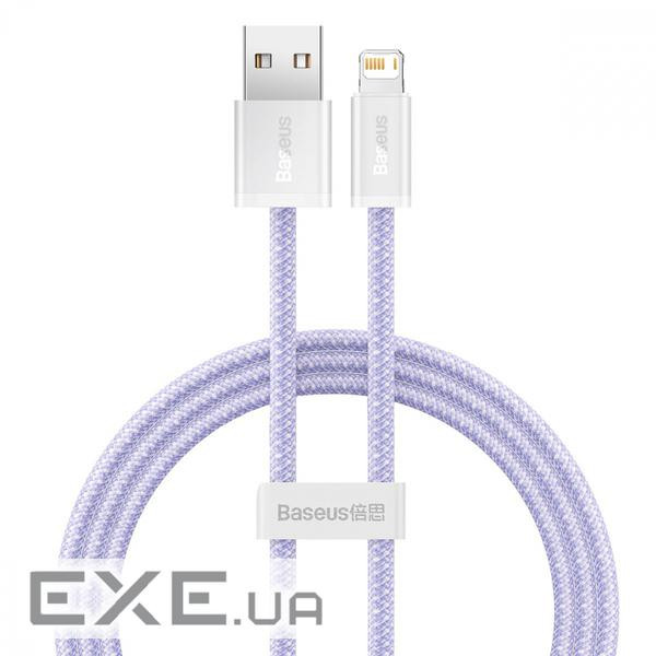 Кабель BASEUS Dynamic Series Fast Charging Data Cable USB to iP 2.4A 1м Purple (CALD000405)