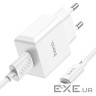 Зарядний пристрій HOCO C106A Leisure USB + cable USB to Micro 5P 10.5W White (6931474783905)