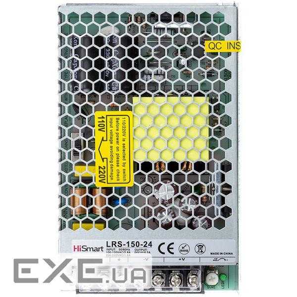 Блок живлення HiSmart 12V, 12.5A, 150W (LRS-150-24)