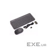 A4Tech Fstyler FG3200 Air2 (Grey), комплект бездротовий клавіатура з мишою, сірий колір