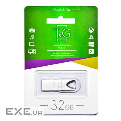 Флеш-накопичувач USB 32GB T&G 117 Metal Series Silver (TG117SL-32G)