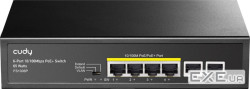 Комутатори Cudy FS1006P, 6-Port 10/100M PoE+Switch 60W