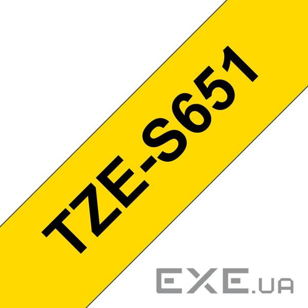 Стрічка для принтера етикеток Brother TZES651