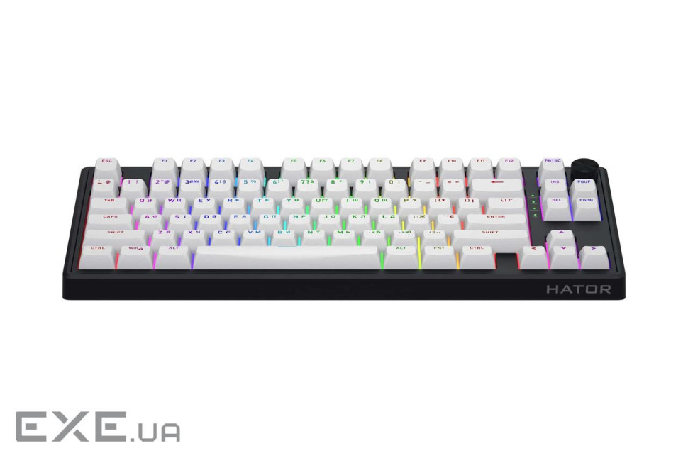Клавіатура механічна HATOR Skyfall 80 wireless (HTK3180UA) black-white