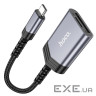 Кардридер HOCO UA25 2-in-1 card reader Type-C Metal Gray (6942007608862)