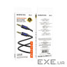 Аудіокабель BOROFONE BL20 True sound silicone audio cable AUX Black (6941991114373)