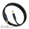 Аудіокабель BOROFONE BL20 True sound silicone audio cable AUX Black (6941991114373)