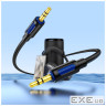 Аудіокабель BOROFONE BL20 True sound silicone audio cable AUX Black (6941991114373)