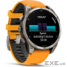 Смарт-годинник Garmin fenix 8 47mm, AMOLED, Saph, Ti/Bare/Grpht, SparkOrg/GrphtBd, (010-02904-11)