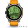 Смарт-годинник Garmin fenix 8 47mm, AMOLED, Saph, Ti/Bare/Grpht, SparkOrg/GrphtBd, (010-02904-11)