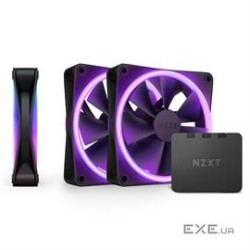 NZXT Fan RF-D12TF-B1 F120 RGB DUO 3x120mm Fan FDB 4-pin PWM Black Retail