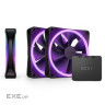 NZXT Fan RF-D12TF-B1 F120 RGB DUO 3x120mm Fan FDB 4-pin PWM Black Retail