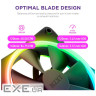 NZXT Fan RF-D12TF-B1 F120 RGB DUO 3x120mm Fan FDB 4-pin PWM Black Retail