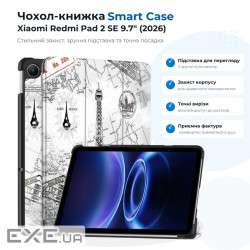 Чохол до планшета BeCover Smart Case Xiaomi Redmi Pad 2 SE 9.7" (2026) Paris (715837)