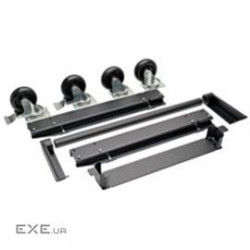 Mobile Cart Conversion Kit with Handle, Casters and Power Cord Manager for Tablet/Chro (CSHANDLEKIT)