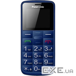 Мобільний телефон блакитний PANASONIC KX-TU110EXC PANASONIC KX-TU110EXC