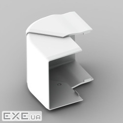 Кут зовнішній (регульованний) для LH 60x40 , Серія LH, ПВХ (8656_HB) (8656_HB)