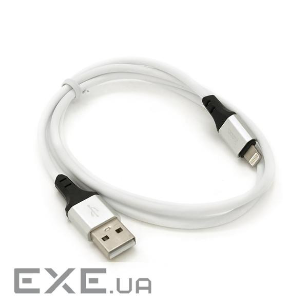 Кабель Hoco X86, Lightning-USB, 2.4A, довжина 1м , White, BOX (Hoco X86 / LW)
