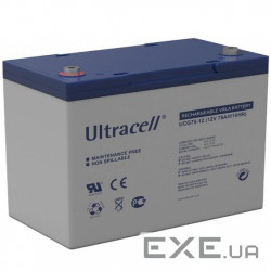 Акумуляторна батарея Ultracell UCG75-12 GEL 12V 75 Ah (259 x 168 x 214) White Q1 / 67